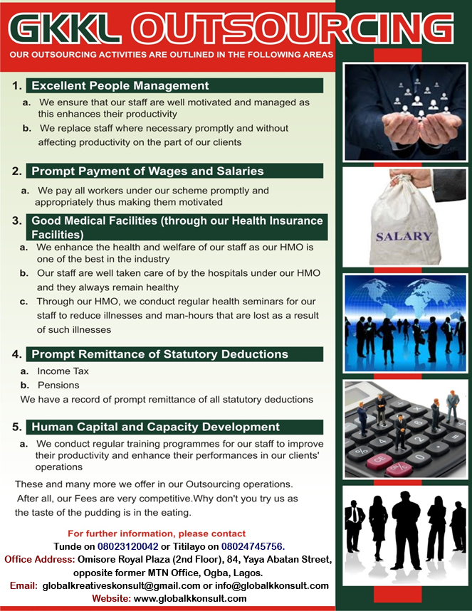 professional and experienced staff outsourcing